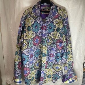 Robert Graham Vibrant Paisley Button Down Shirt